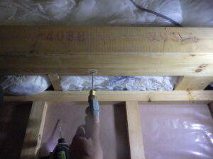 被害箇所へ穿孔注入処理